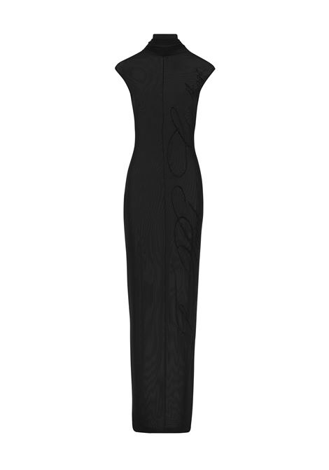 abito lungo sequin donna nero JEAN PAUL GAULTIER | 25/03-W-DR022-M00100